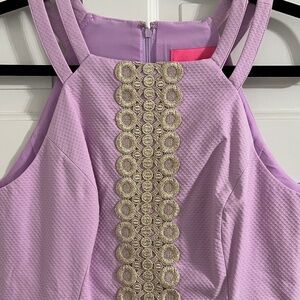 Lilly Pulitzer Stretch Shift in Lilac Freesia size 4